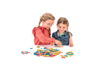 Pattern Blocks, 250 Teile aus RE-Wood®, im Karton