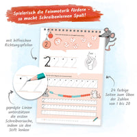 Mein Spurrillenblock Zahlen