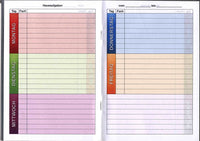 Hausaufgabenheft Stifte Grundschule A5 mit Heftumschlag