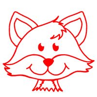 Siebdruck-Stempel "Perpetuum", "Fuchs"