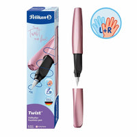 Pelikan Twist® Füller Girly Rose, rosa-metallic Feder M