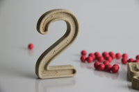 Zahlensatz aus Re-Wood®