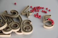 Zahlensatz aus Re-Wood®