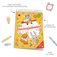 Hausaufgabenheft Grundschule Tierfreunde