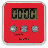 TimeTEX Zeitdauer-Uhr "Digital" compact, rot