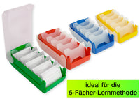 Karteikasten für A8 Kunststoff grün