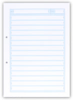 Schreibblock A4, 50 Blatt, 80g/qm, 2-fach gelocht