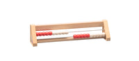 20'er Rechenrahmen, Abakus, student`s abacus, ReWood® , 24,5 x 4,5 x 6 cm