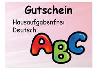 Gutschein-Kärtchen für Schüler/innen, 110 Stück im Etui