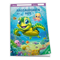 Hausaufgabenheft Grundschule Unterwasserwelt
