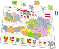 Larsen Puzzle Österreich Wiener Bezirke 70-tlg.