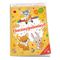 Hausaufgabenheft Grundschule Tierfreunde