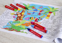 FABER-CASTELL Dreikant-Wachsmalkreide Jumbo, 12er Etui