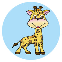 Belobigungs-Aufkleber "Giraffe" in Spender-Box, 500 Stück