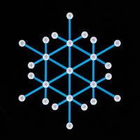 Zometool Eiskristalle und Sterne, 90 Teile