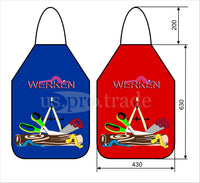 Werkenschürze farbig sortiert