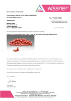 Satz aus 100 Spielfiguren in rot, verpackt im Karton.