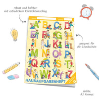 Hausaufgabenheft Grundschule ABC