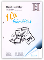 Schreibblock A4, 50 Blatt, 80g/qm, 2-fach gelocht