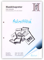 Schreibblock A4, 50 Blatt, 80g/qm, 2-fach gelocht