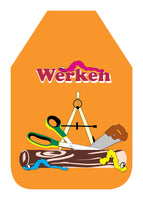 Werkenschürze farbig sortiert
