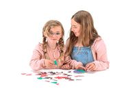 Bruchrechenteile rund 10 Vollkreisteilungen 10cm Dm