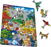 Larsen Puzzle Motiv Märchen Gebrüder Grimm 33-tlg.