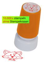 Siebdruck-Stempel "Perpetuum", "Fuchs"