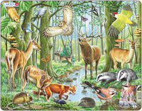 Larsen Puzzle Heimische Waldtiere 40-tlg.