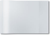 10 Stück HERMA Heftschoner DIN A5 quer, transparent farblos