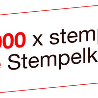 Siebdruck-Stempel "Perpetuum", Biene "Fleißig!"