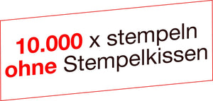 Siebdruck-Stempel "Perpetuum", Biene "Fleißig!"