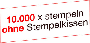 Siebdruck-Stempel "Perpetuum", "Daumen modern"