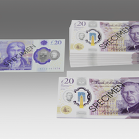 20 Britische Pfund Banknoten (100 Stück)