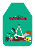 Werkenschürze farbig sortiert
