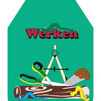 Werkenschürze farbig sortiert