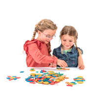 Pattern Blocks, 250 Teile aus RE-Wood®, im Karton