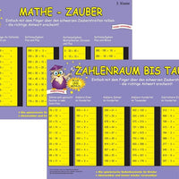 PRESSOGRAM Zaubertafel - Zahlenraum bis Tausend