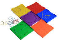 Geometriebretter doppelseitig in 6 Farben (6x081610.x), im Karton
