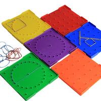 Geometriebretter doppelseitig in 6 Farben (6x081610.x), im Karton