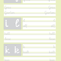 Grundschrift Selbstlernheft 1. Schuljahr