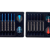 Longfield Dart-Set 12 Dartpfeile (21-23 g) und Zubehör