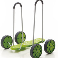 Pedalroller, abnehmbare Griffe, grün