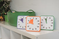 Time Timer® Medium Learning Center Classroom Set - Sekundärfarben
