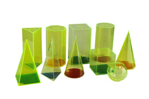 Geometriekörpersatz 15 cm 10 Teile