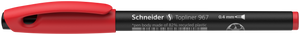 10x Schneider Topliner Farbe rot