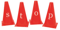 Buchstabenkegel rot 26-tlg.
