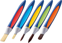Pelikan griffix® Pinselset für die Schule mit Pinselband, 5er Set
