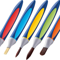 Pelikan griffix® Pinselset für die Schule mit Pinselband, 5er Set