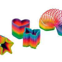 Regenbogen-Spirale mit verschiedenen Motiven